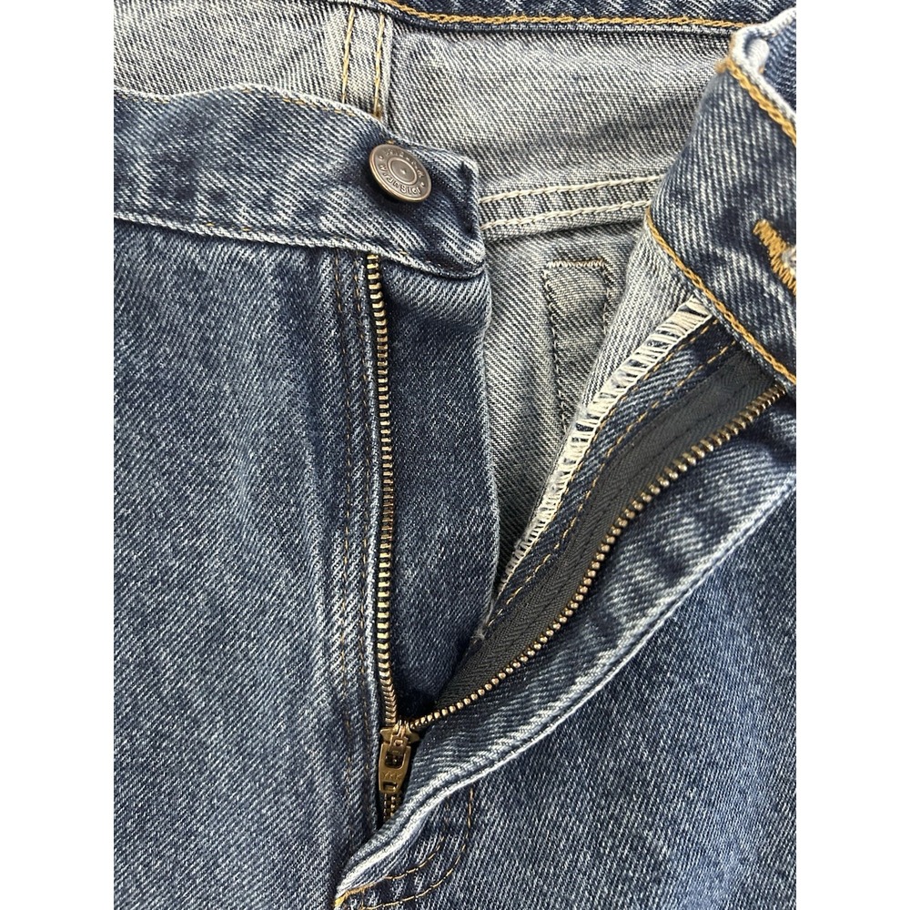 Wrangler Mens Jeans 36x32 Five Star Premium Relax Fit Medium Wash Denim Workwear - Picture 7 of 11